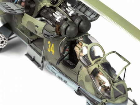 Фото Сборная модель ZVEZDA Советский ударный вертолёт МИ-24П, 1/72 | Инномарт