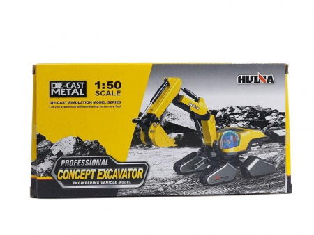 Фото Металлический экскаватор HUI NA TOYS I9 concept 1/50 | Инномарт