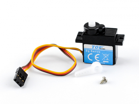 Фото Сервомашинка 9g для планера Top RC Lightning 2100 (руль), провод 150мм | Инномарт