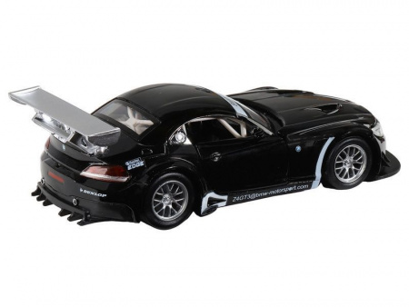 Фото Машина "АВТОПАНОРАМА" BMW Z4 GT, черный, 1/32, свет, звук, инерция, в/к 17,5*13,5*9 см | Инномарт