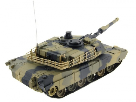 Фото Р/У танк Heng Long 1/24 Battle M1A1 ABRAMS, стреляет шариками, RTR | Инномарт