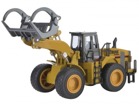Фото Металлический фронтальный погрузчик бревен HUI NA TOYS 1/40 | Инномарт