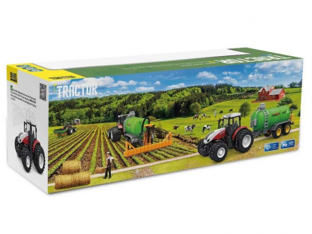Фото Р/У фермерский трактор Korody с цистерной поливалкой, широкие колеса 1/24 2.4G 6CH RTR | Инномарт