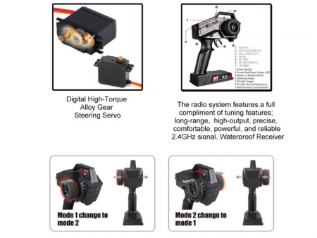 Фото Радиоуправляемая трагги Remo Hobby EVO-R TWINS MOTOR (зеленая) 4WD 2.4G 1/8 RTR | Инномарт