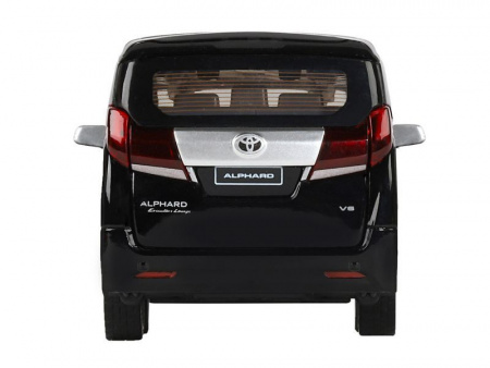 Фото Машина "АВТОПАНОРАМА" Toyota Alphard, 1/29, черный, откр. двери, свет, звук, в/к 20*10*11 см | Инномарт