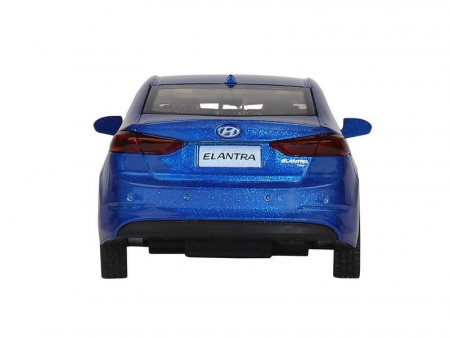 Фото Машина "АВТОПАНОРАМА" HYUNDAI ELANTRA, синий, 1/40, инерция, в/к 17,5*12,5*6,5 см | Инномарт