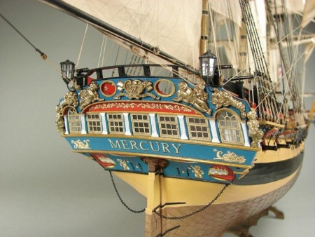 Фото Сборная картонная модель Shipyard фрегат HMS Mercury (№66), 1/96 | Инномарт