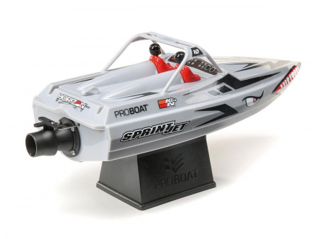 Фото Радиоуправляемый катер ProBoat Sprintjet 9-inch Self-Right Jet Boat (серебряный) RTR | Инномарт