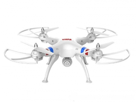 Фото Р/У квадрокоптер Syma X8W с FPV трансляцией Wi-Fi 2.4G RTF | Инномарт