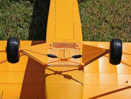 Фото Радиоуправляемый самолет Top RC J3 желтый 1400мм KIT | Инномарт