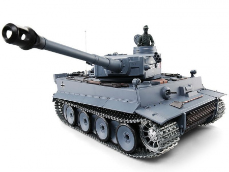 Фото Радиоуправляемый танк Heng Long Tiger I UpgradeA V6.0 2.4G 1/16 RTR | Инномарт