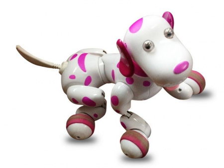 Фото Радиоуправляемая робот-собака HappyCow Smart Dog 2.4G (розовая) | Инномарт