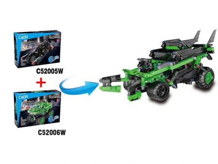 Фото Конструктор CaDA Technic монстр-внедорожник совместим с C52005W, инерционный (182 детали) | Инномарт