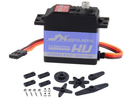 Фото Сервомашинка цифровая JX Servo CLS6027HV (60г/27.4/0.09/7.4V) Ecoboost | Инномарт