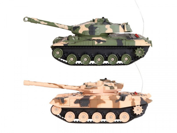 Радиоуправляемый танковый бой AUTODRIVE JB1168619 1/32, 27/40МГц | Инномарт