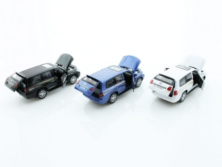 Фото Машина 1:32 Toyota Land Cruiser свет, звук, инерция 15,5см (1/12шт.) б/к | Инномарт