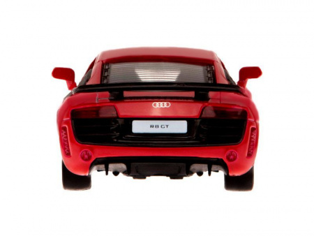 Фото Машина "АВТОПАНОРАМА" Audi R8 GT, красный, 1/43, инерция, откр. двери, в/к 17,5*12,5*6,5 см | Инномарт