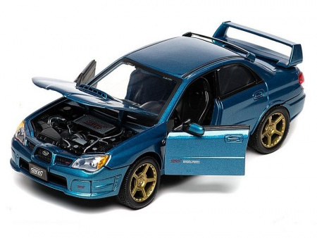 Фото Машина Autotime "SUBARU IMPREZA WRX STI" тюнинг гараж 1:24 инерционная | Инномарт