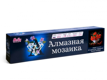 Фото Картина мозаикой 30х30 АЛЫЕ МАКИ (квадр. эл-ты) (29 цветов) | Инномарт
