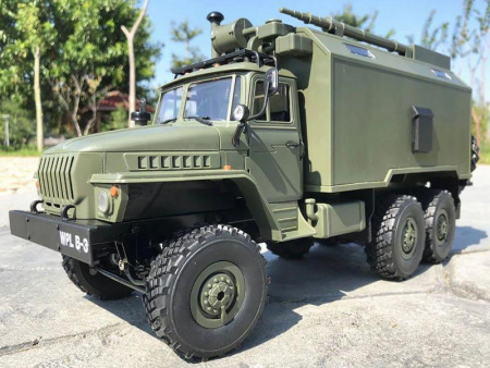 Фото Радиоуправляемая машина WPL военный грузовик B-36 (зеленый) 6WD 2.4G 1/16 RTR | Инномарт