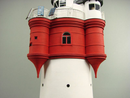 Фото Сборная картонная модель Shipyard маяк Roter Sand Lighthouse (№46), 1/87 | Инномарт