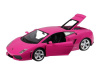 Фото Машина "АВТОПАНОРАМА" Lamborghini Gallardo, розовый, 1/24, свет, звук, в/к 24,5*12,5*10,5 см | Инномарт