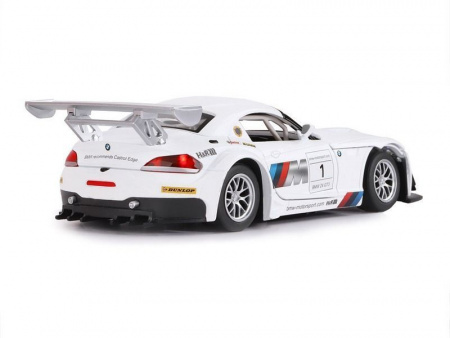 Фото Машина "АВТОПАНОРАМА" BMW Z4 GT3, белый, 1/24, свет, звук, в/к 24,5*12,5*10,5 см | Инномарт