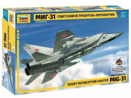 Фото Сборная модель ZVEZDA Советский истребитель-перехватчик МиГ-31, 1/72 | Инномарт