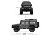 Фото Радиоуправляемый краулер MJX Hyper Go H8H (серый) Brushless 4WD 2.4G LED 1/8, без ЗУ и акб | Инномарт