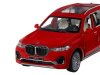 Фото Машина "АВТОПАНОРАМА" BMW X7, красный, 1/32, свет, звук, инерция, в/к 17,5*13,5*9 см | Инномарт