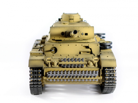 Фото Р/У танк Taigen 1/16 Panzerkampfwagen III (Германия) дым, свет V3 2.4G RTR пустыня | Инномарт