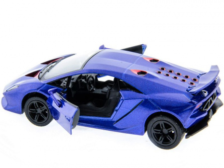 Фото Машина Kinsmart 1:40 Lamborghini Sesto Elemento инерция (1/12шт) б/к | Инномарт