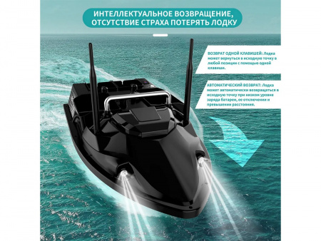 Фото Радиоуправляемый катер для рыбалки Flytec V803 GPS 2.4G RTR | Инномарт