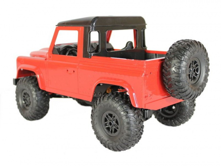Фото Радиоуправляемая машина MN MODEL английский пикап Defender (красный) 4WD 2.4G 1/12 RTR | Инномарт