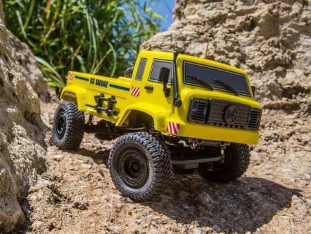 Фото Краулер ECX 1:24 Scaler Crawler Barrage UV 4WD, электро, RTR (желтый) | Инномарт