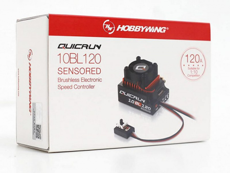 Фото Бесколлекторный регулятор Hobbywing QUICRUN-10BL120-SENSORED (120A-760A, 1/10) | Инномарт