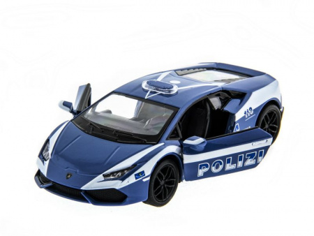 Фото Машина Kinsmart Lamborghini Huracan (Police) инерция (1/12шт.) 1:36 б/к | Инномарт
