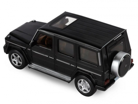 Фото Машина "АВТОПАНОРАМА" Mercedes-Benz G350d, черный, 1/32, свет, звук, инерция, в/к 18*9*13,5 см | Инномарт