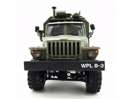 Фото Радиоуправляемая машина WPL военный грузовик B-36 (зеленый) 6WD 2.4G 1/16 RTR | Инномарт
