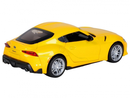 Фото Машина "АВТОПАНОРАМА" Toyota Supra [US], 1/31, желтый, откр. двери, свет, звук, в/к 18*9*13,5 см | Инномарт