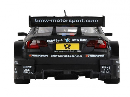 Фото Машина "АВТОПАНОРАМА" BMW M3 DTM, черный, 1/32, свет, звук, инерция, в/к 17,5*13,5*9 см | Инномарт