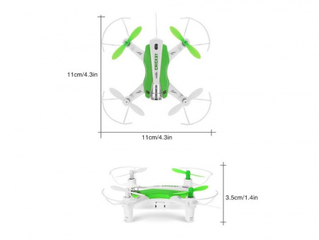 Фото Р/У квадрокоптер Cheerson CX-17 WiFi RTF 2.4G (зеленый) | Инномарт
