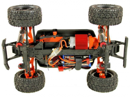 Фото Радиоуправляемый монстр Remo Hobby SMAX UPGRADE (красный) 4WD 2.4G 1/16 RTR | Инномарт