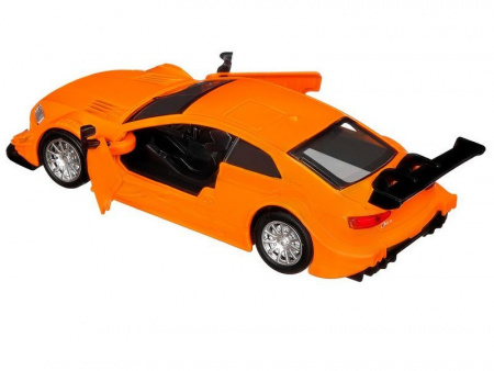 Фото Машина "АВТОПАНОРАМА" Audi RS 5 DTM, оранжевый, 1/43, инерция, в/к 17,5*12,5*6,5 см | Инномарт
