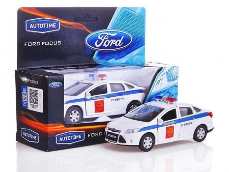 Фото Машина Autotime "FORD FOCUS" полиция 1:36 | Инномарт