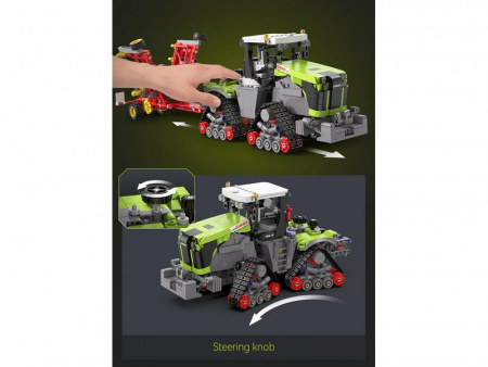Фото Конструктор CaDA трактор CLAAS XERION 5000 TRAC TS 1/32 (1336 деталей) | Инномарт