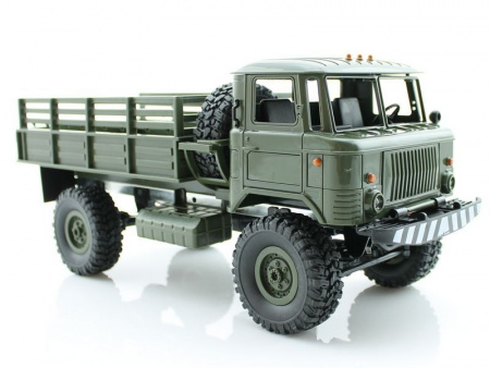 Фото Радиоуправляемая машина WPL B-24 грузовая (зеленая) 4WD 2.4G 1/16 KIT | Инномарт