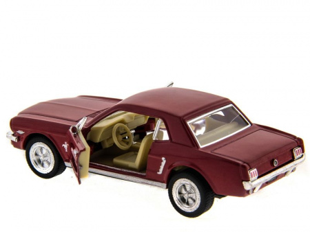 Фото Машина Kinsmart "FORD MUSTANG" инерция (1/12шт.) 1:36 б/к | Инномарт