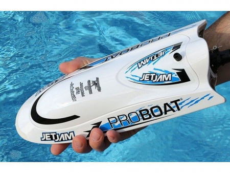 Фото Радиоуправляемый катер ProBoat Jet Jam 12 Pool Racer (белый) RTR | Инномарт