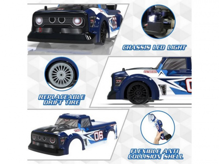 Фото Радиоуправляемый пикап Volantex RC для дрифта синий 4WD 2.4G 1/14 RTR | Инномарт